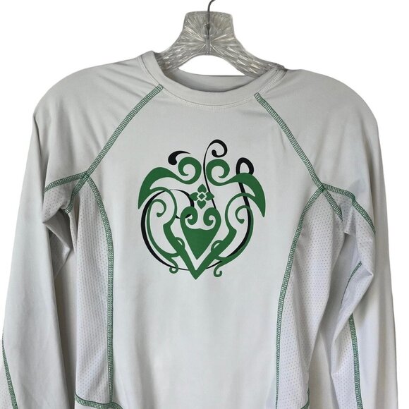 Athleta Long Sleeve Compression Shirt Top Womens Small Running Rashguard - Picture 3 of 9